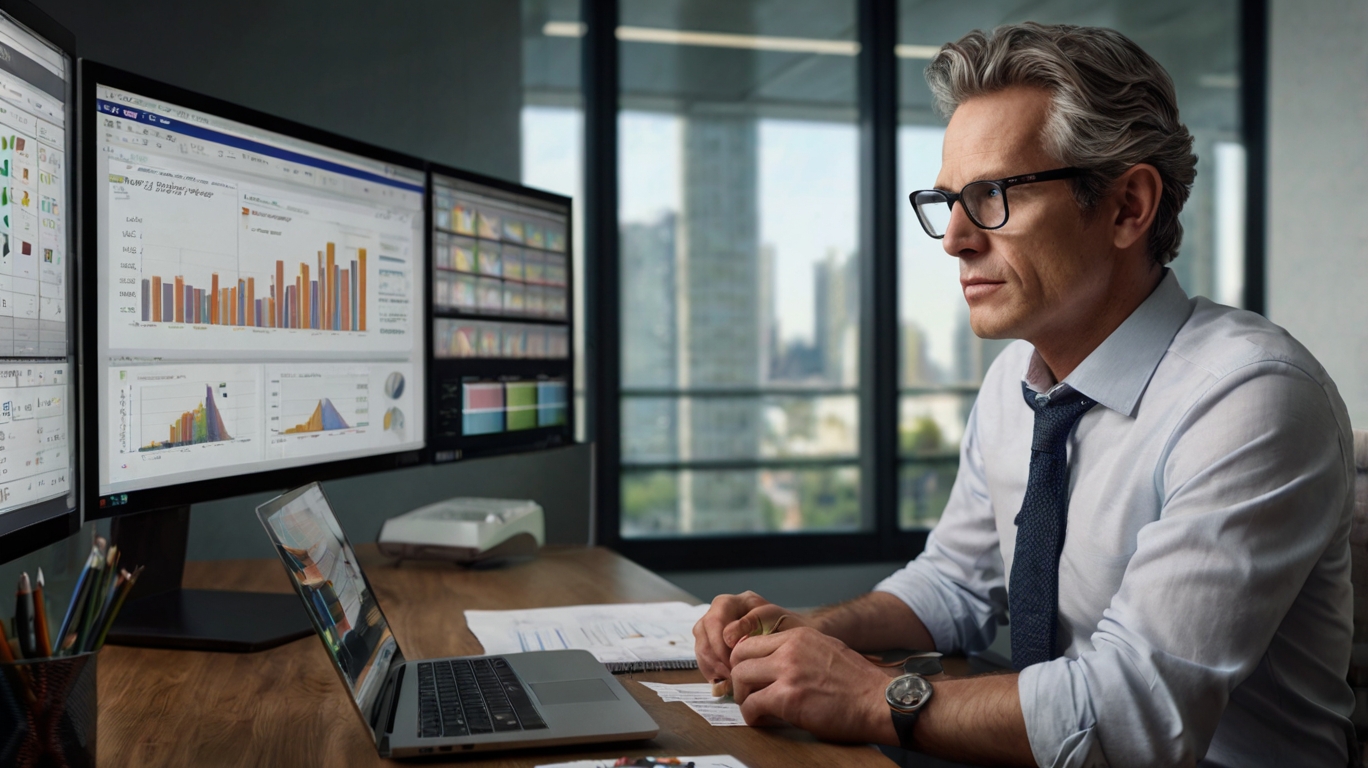 Equipo de auditores financieros profesionales